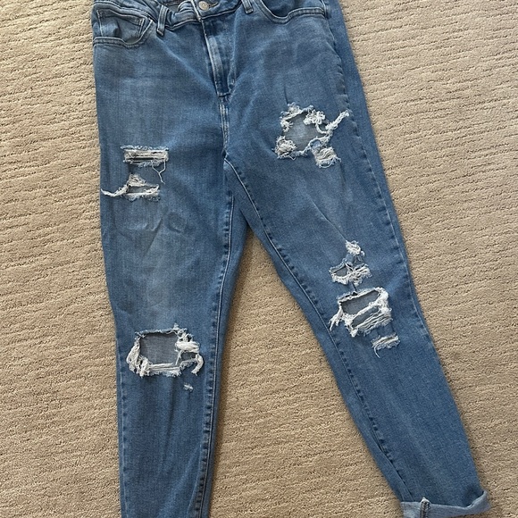 Levi’s 721 Skinny High Rise Distressed Blue Jeans for Women Bundle - Picture 8 of 8